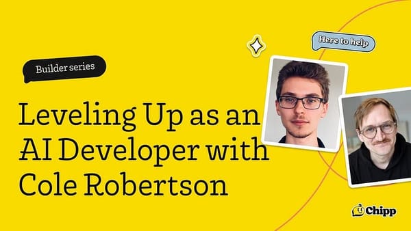 Meet Cole Robertson: Chipp's New Founding Engineer and AI Visionary