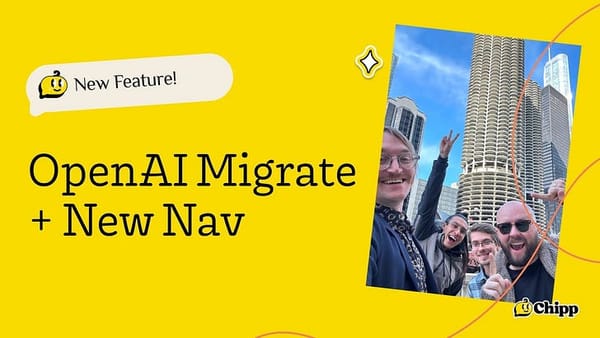 One-Click Migration from OpenAI + New Nav