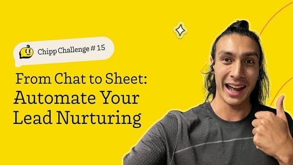 [CC15] From Chat to Sheet: Automate Your Lead Nurturing