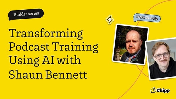 Transforming Podcast Training Using AI with Shaun Bennett